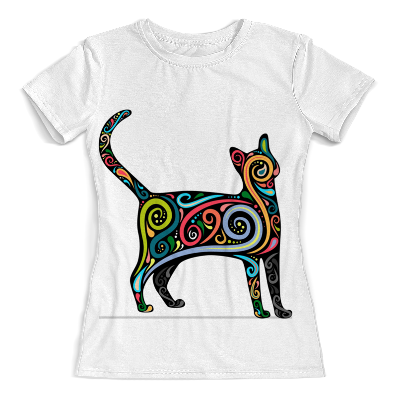 Printio Футболка с полной запечаткой (женская) Cat/ кошка printio футболка с полной запечаткой женская super cat