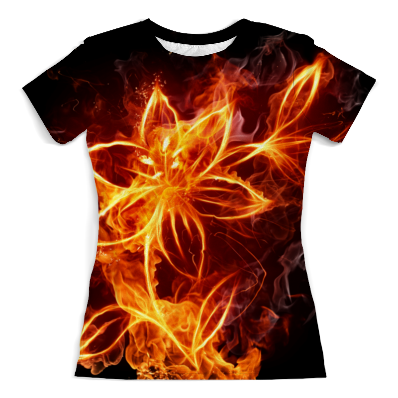 Printio Футболка с полной запечаткой (женская) Огненный цветок printio футболка с полной запечаткой женская огненный дракон