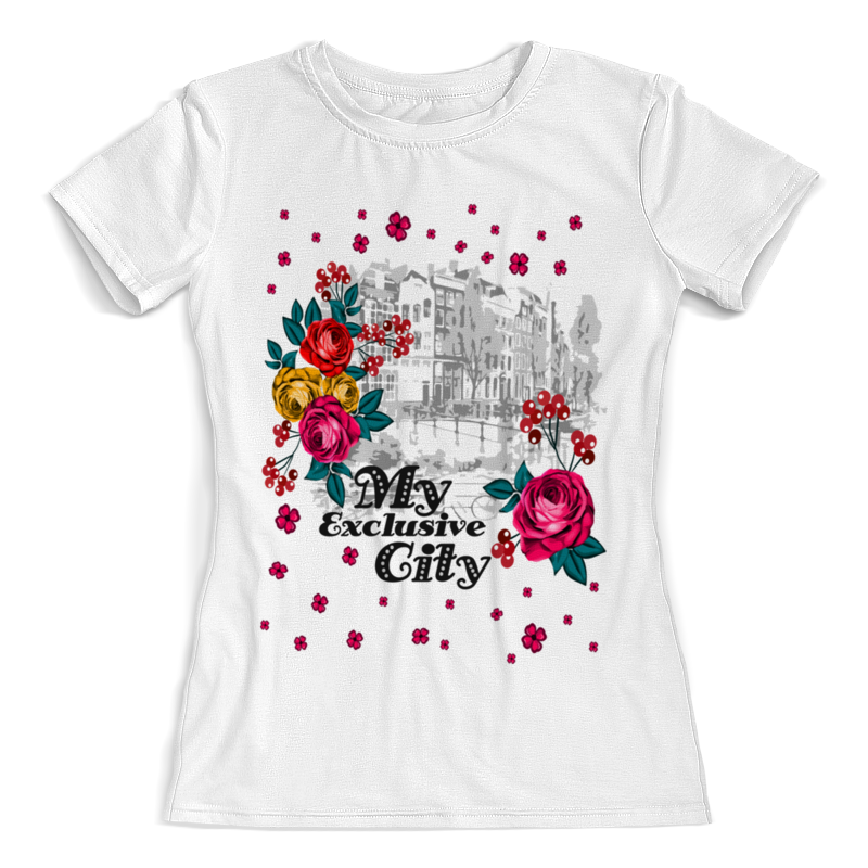 Printio Футболка с полной запечаткой (женская) Город printio футболка с полной запечаткой женская брисбен город