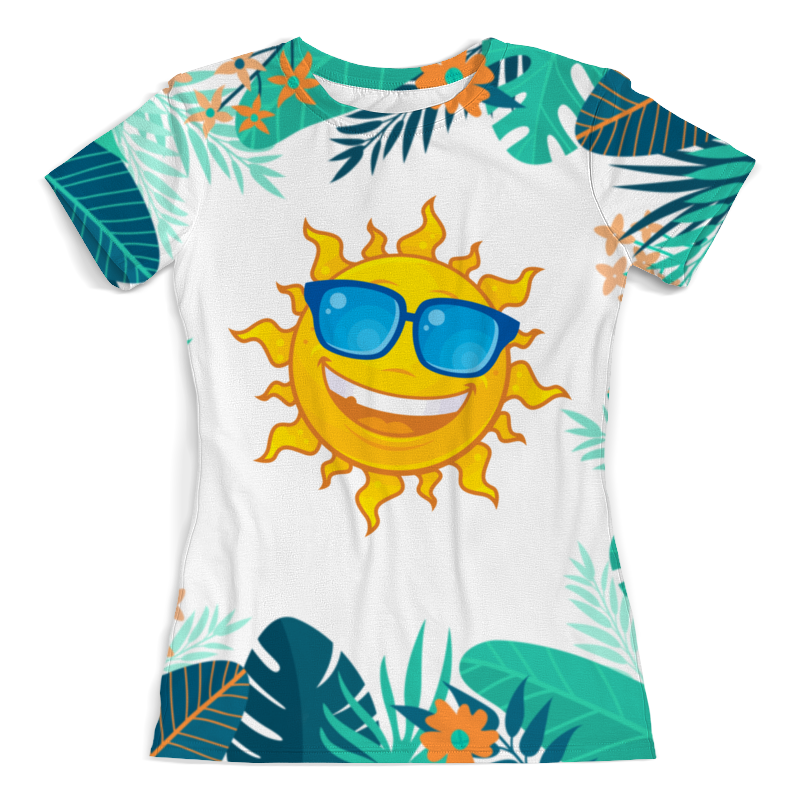 Printio Футболка с полной запечаткой (женская) Солнце printio футболка с полной запечаткой женская луна и солнце