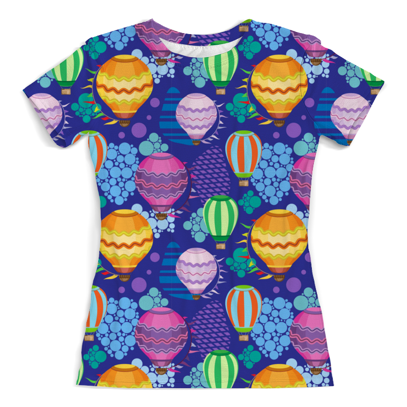 Printio Футболка с полной запечаткой (женская) Аэростаты printio футболка с полной запечаткой женская разноцветные воздушные шары