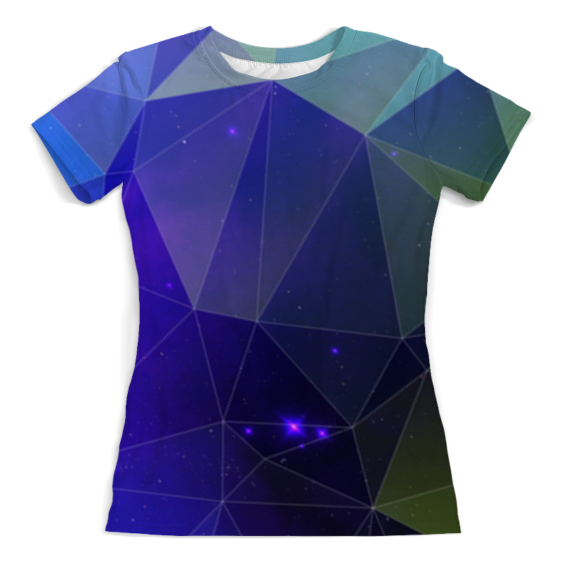 Printio Футболка с полной запечаткой (женская) Космический треугольник printio футболка с полной запечаткой женская космический кот
