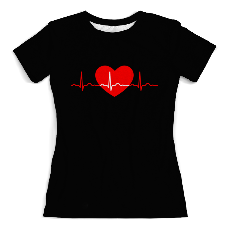 Printio Футболка с полной запечаткой (женская) Сердце printio футболка с полной запечаткой женская сердце 1