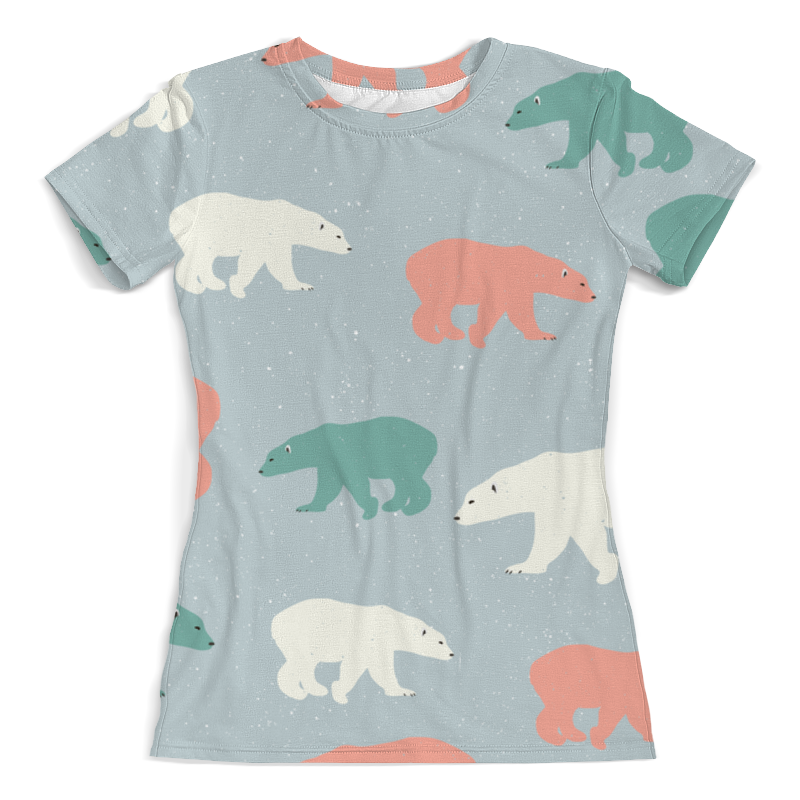 Printio Футболка с полной запечаткой (женская) Медведи printio футболка с полной запечаткой женская белые медведи