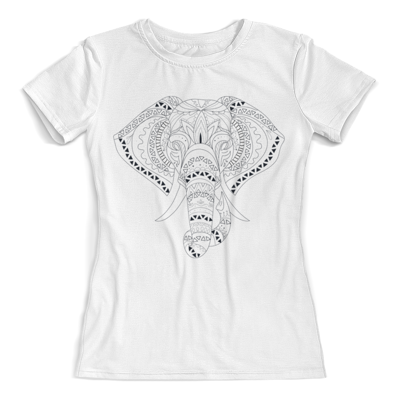 Printio Футболка с полной запечаткой (женская) Этнический слон printio футболка с полной запечаткой женская слон