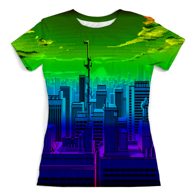 Printio Футболка с полной запечаткой (женская) Город