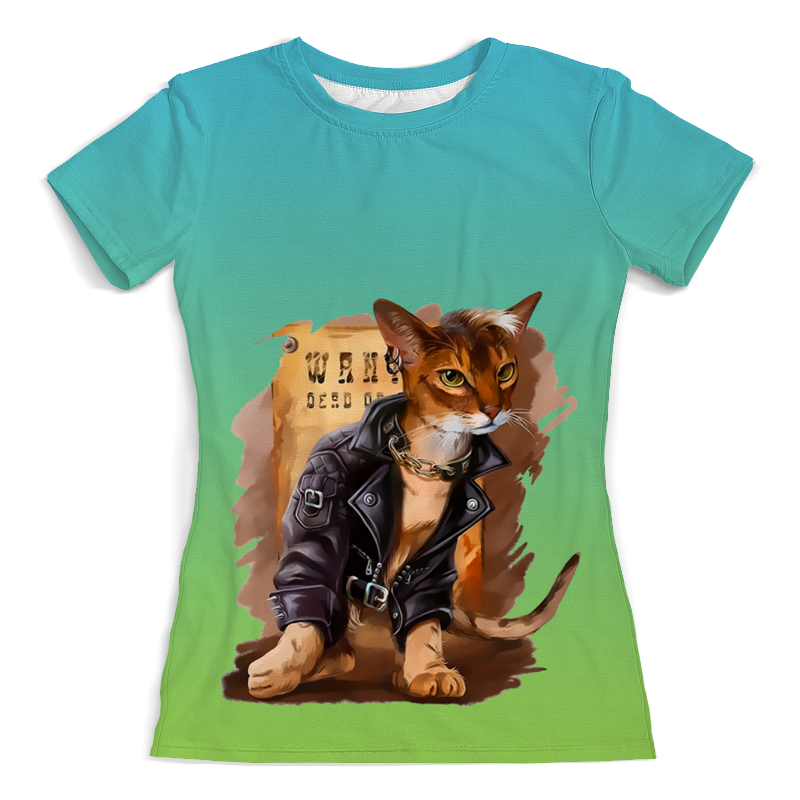 Printio Футболка с полной запечаткой (женская) Котик printio футболка с полной запечаткой женская милый котик