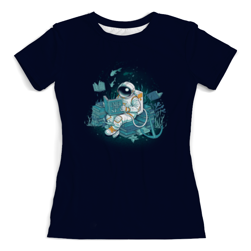 Printio Футболка с полной запечаткой (женская) Морская глубина printio футболка с полной запечаткой женская морская глубина
