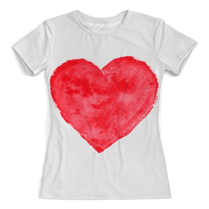 Printio Футболка с полной запечаткой (женская) Red heart printio футболка с полной запечаткой женская it s my heart