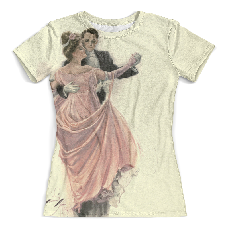 Printio Футболка с полной запечаткой (женская) Вальс влюбленных printio футболка с полной запечаткой женская вальс влюбленных