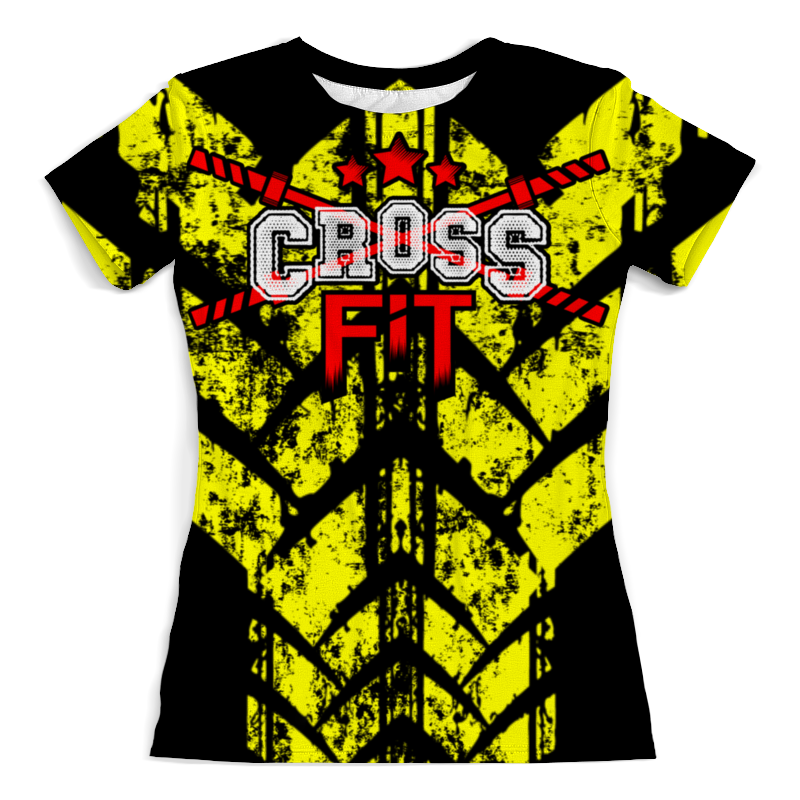 Printio Футболка с полной запечаткой (женская) Crossfit