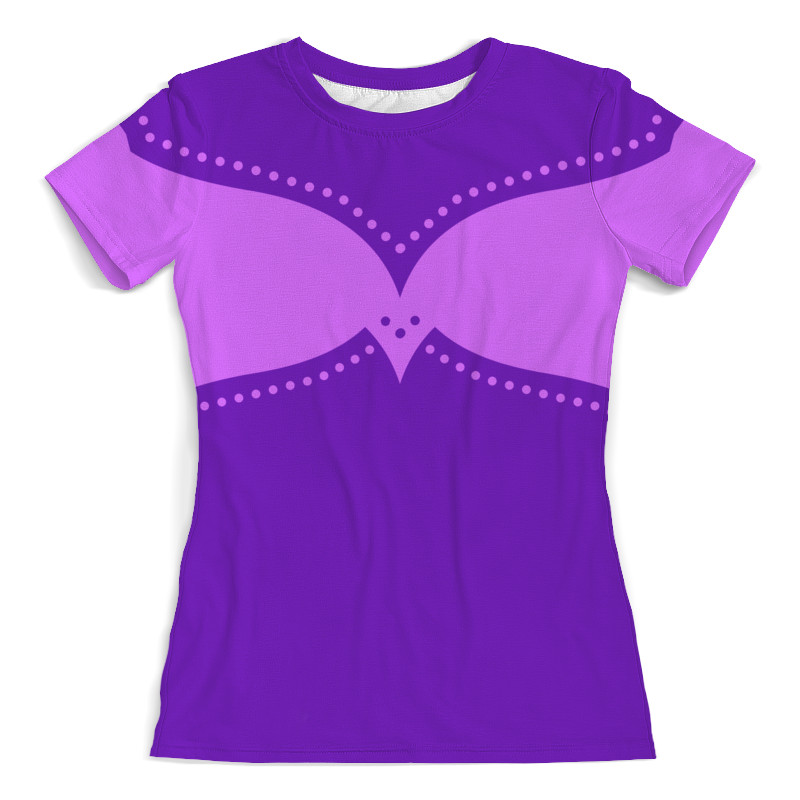 Printio Футболка с полной запечаткой (женская) Фиолетовый. printio футболка с полной запечаткой женская фиолетовый калейдоскоп