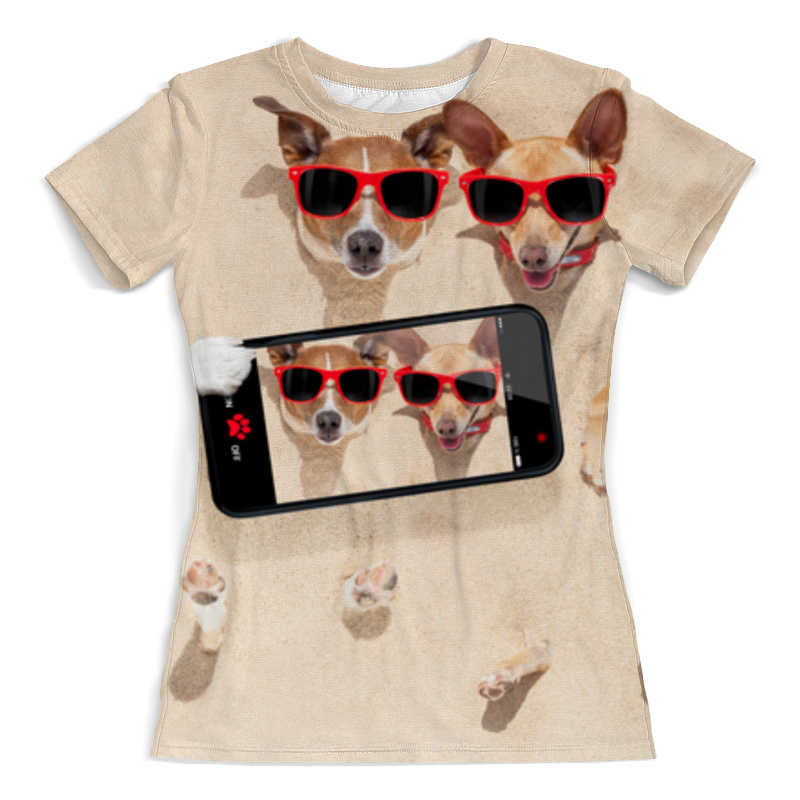 Printio Футболка с полной запечаткой (женская) Собачки printio футболка с полной запечаткой женская милые собачки