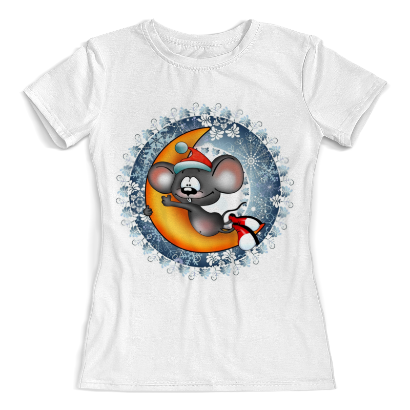 Printio Футболка с полной запечаткой (женская) Мышонок