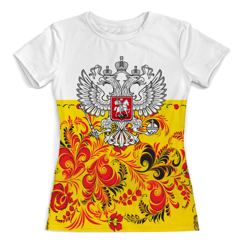 printio футболка с полной запечаткой женская хохлома соня Printio Футболка с полной запечаткой (женская) Хохлома