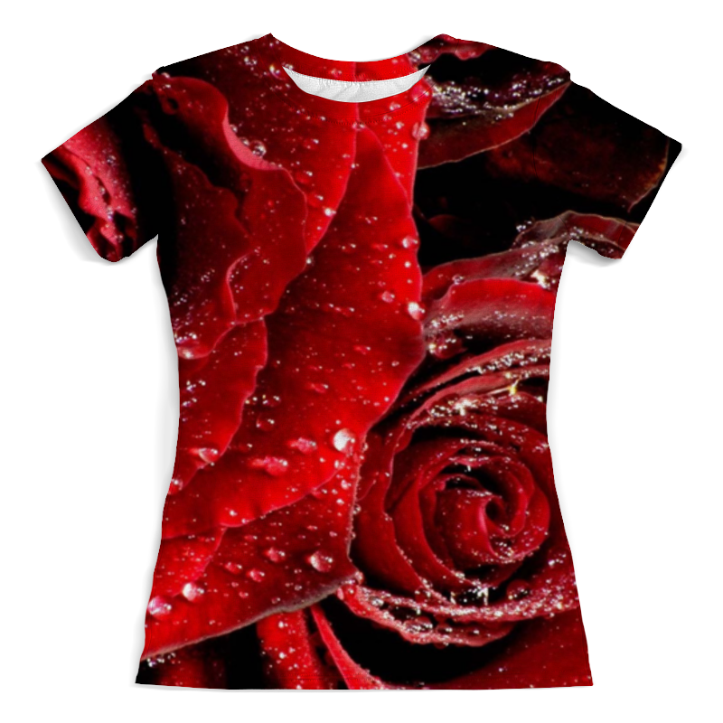 Printio Футболка с полной запечаткой (женская) Розы (лепестки) printio футболка с полной запечаткой женская лепестки цветов