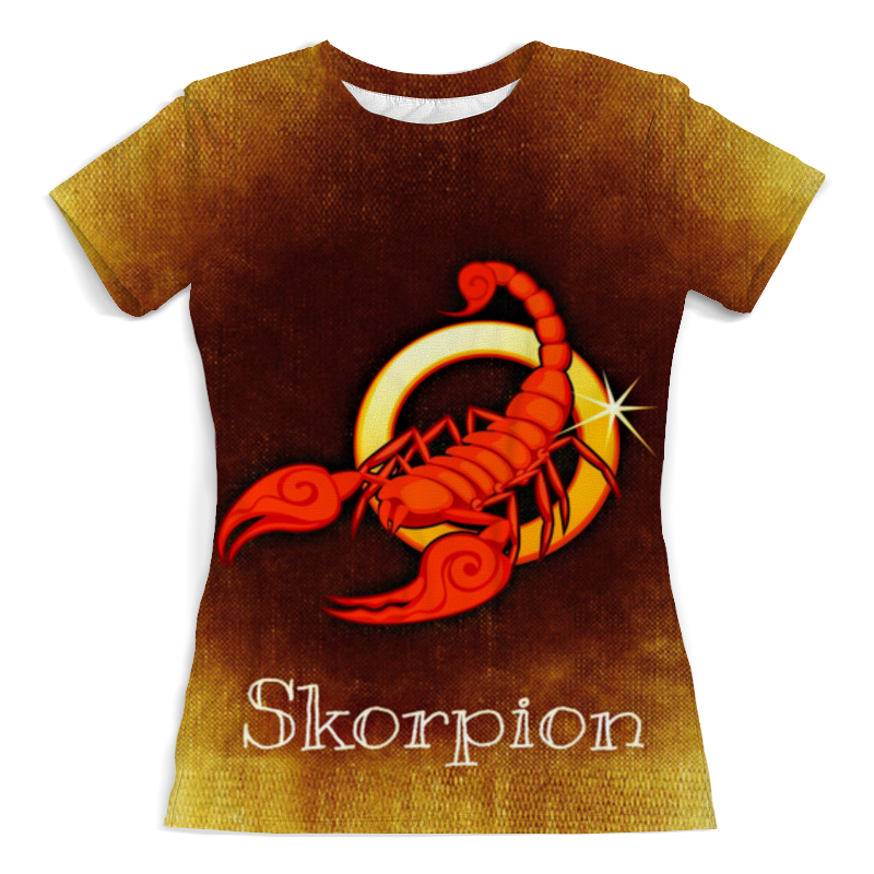 Printio Футболка с полной запечаткой (женская) Скорпион - серия зодиак printio футболка с полной запечаткой женская скорпион