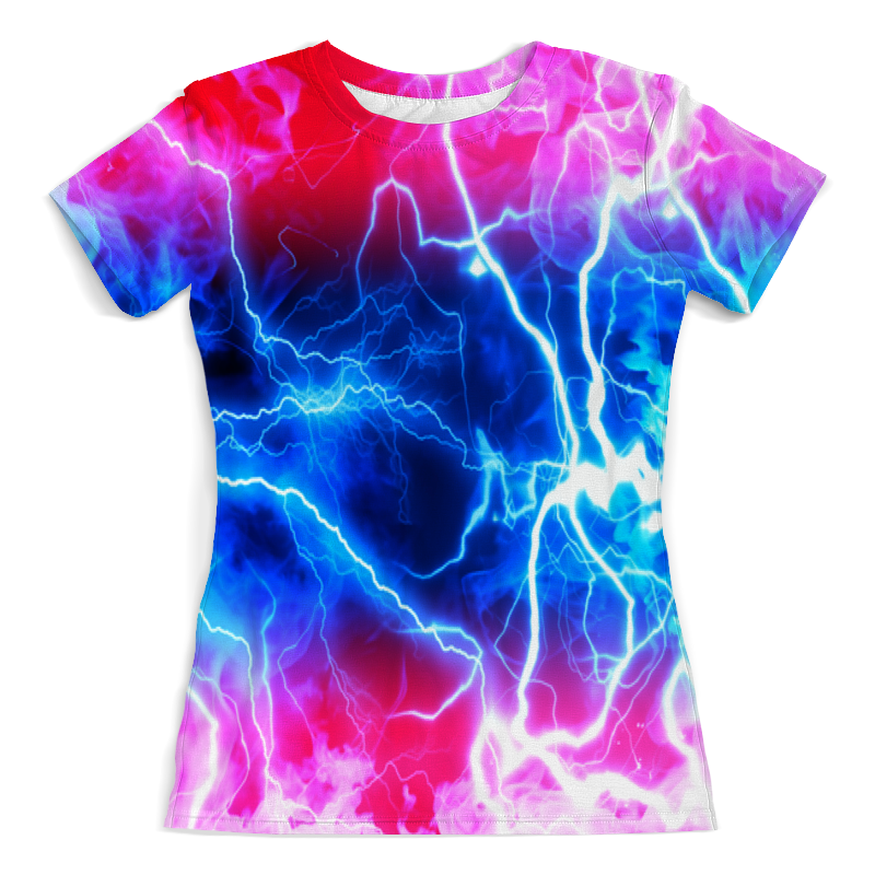 Printio Футболка с полной запечаткой (женская) Молния