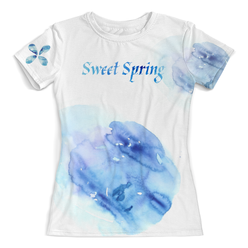 Printio Футболка с полной запечаткой (женская) Sweet spring (aquarelle) printio футболка с полной запечаткой женская sweet spring pink