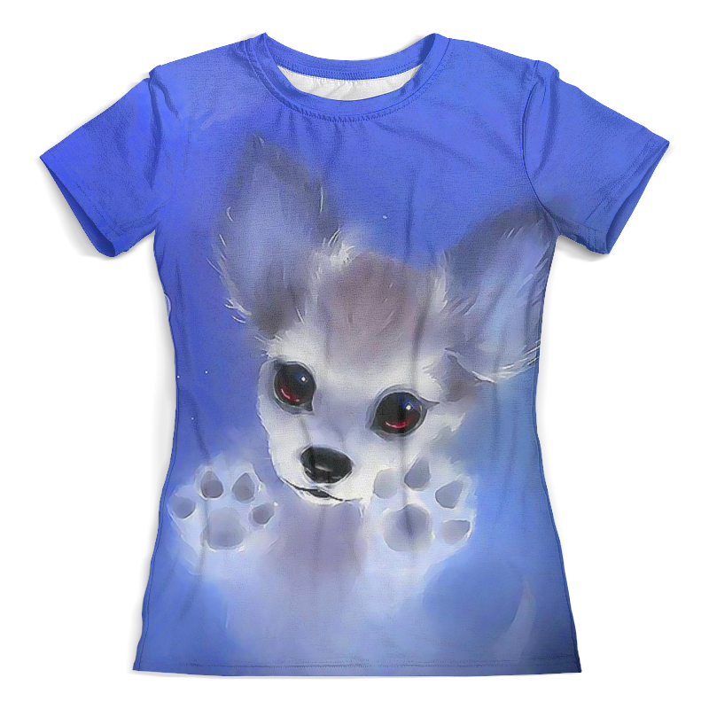 Printio Футболка с полной запечаткой (женская) Милая собачка printio футболка с полной запечаткой женская милая собачка