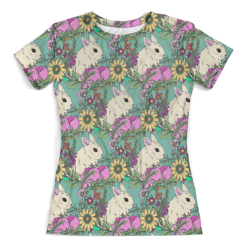 Printio Футболка с полной запечаткой (женская) Кролики printio футболка с полной запечаткой для девочек кролики