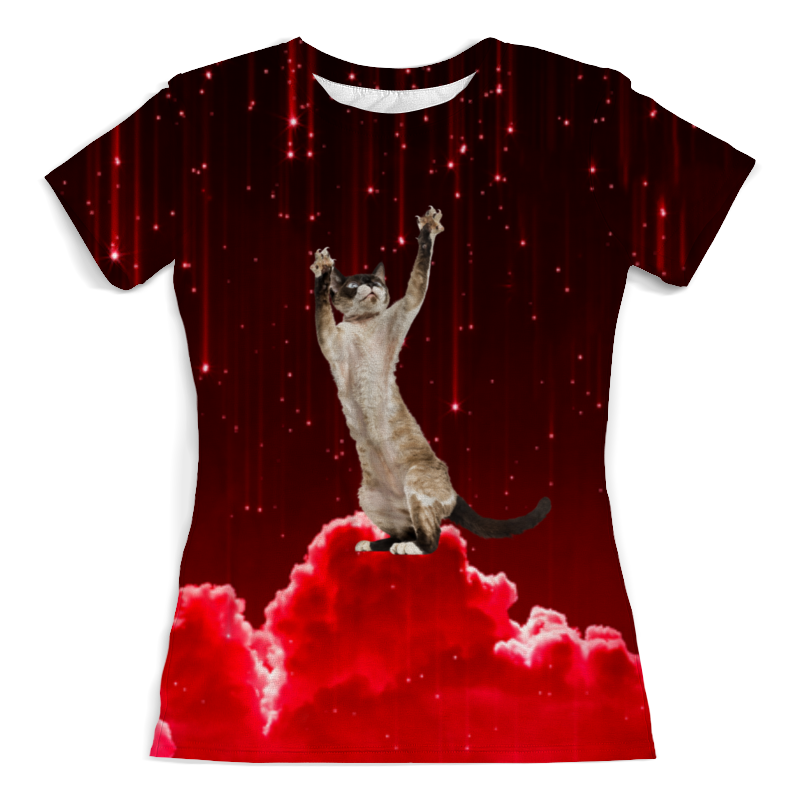 printio футболка с полной запечаткой женская котенок Printio Футболка с полной запечаткой (женская) котенок