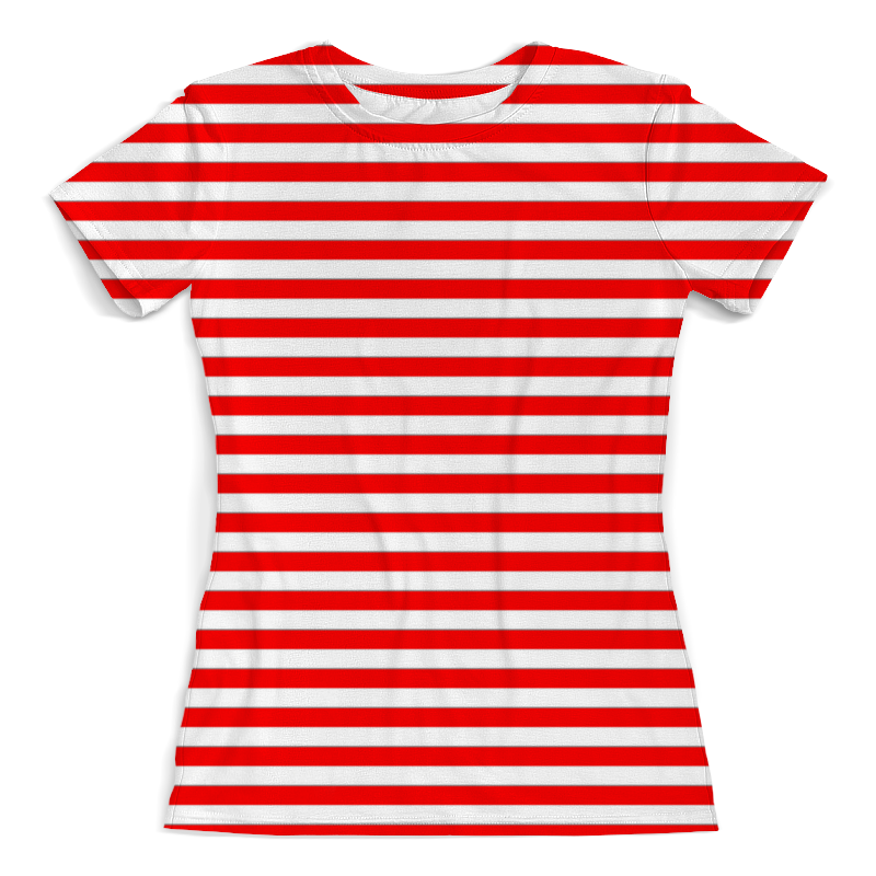 Printio Футболка с полной запечаткой (женская) Тельняшка printio футболка с полной запечаткой женская красно черный