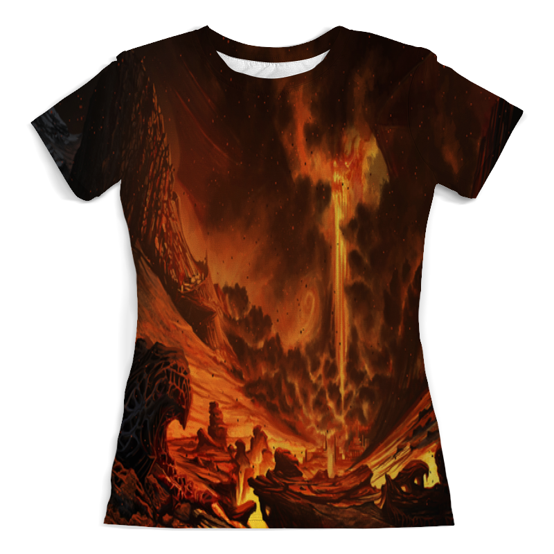 Printio Футболка с полной запечаткой (женская) Огонь