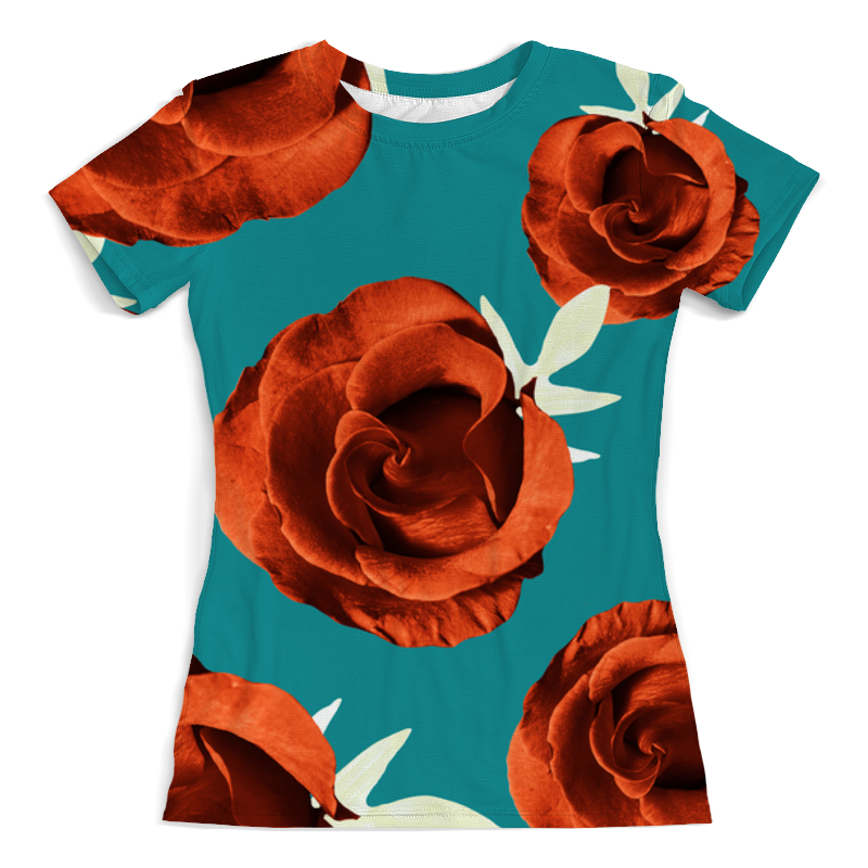 Printio Футболка с полной запечаткой (женская) Красные розы printio футболка с полной запечаткой женская красные розы