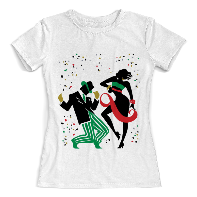 Printio Футболка с полной запечаткой (женская) Танцы. ватуси printio футболка с полной запечаткой женская танцы джиттер баг