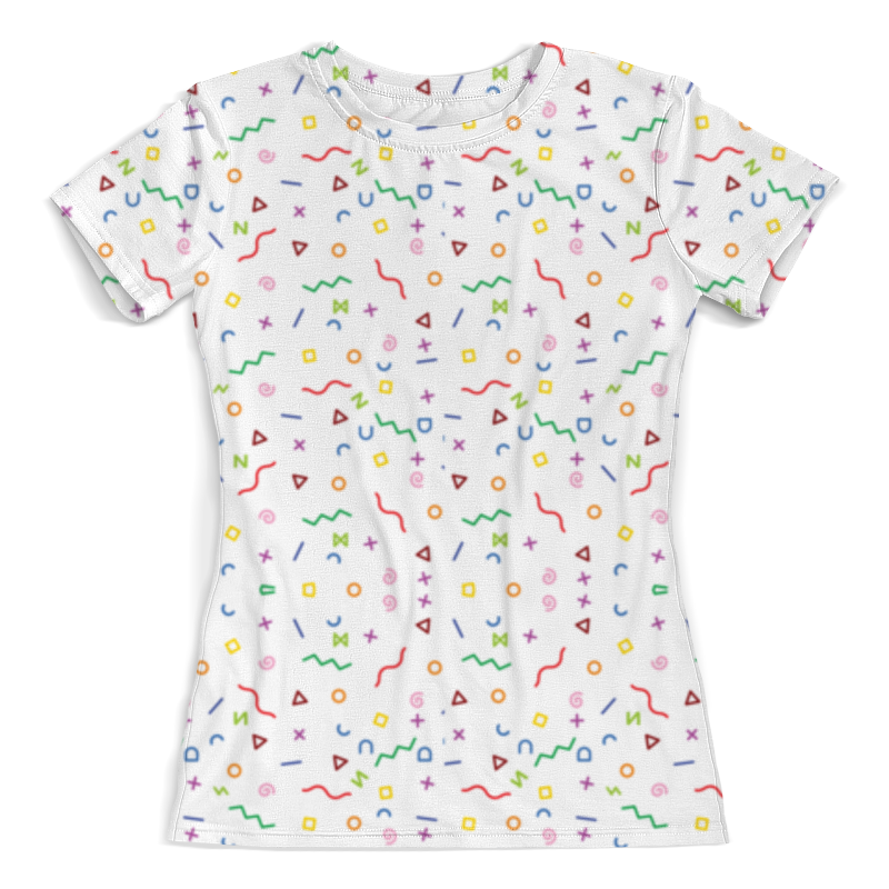 Printio Футболка с полной запечаткой (женская) Color pattern #4 футболка с полной запечаткой женская printio nano pattern