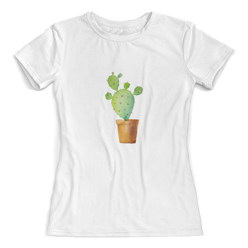 Printio Футболка с полной запечаткой (женская) Кактус printio футболка с полной запечаткой для девочек кактус