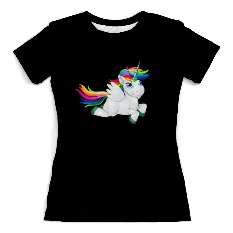 Printio Футболка с полной запечаткой (женская) Единорог printio футболка с полной запечаткой женская unicorn единорог