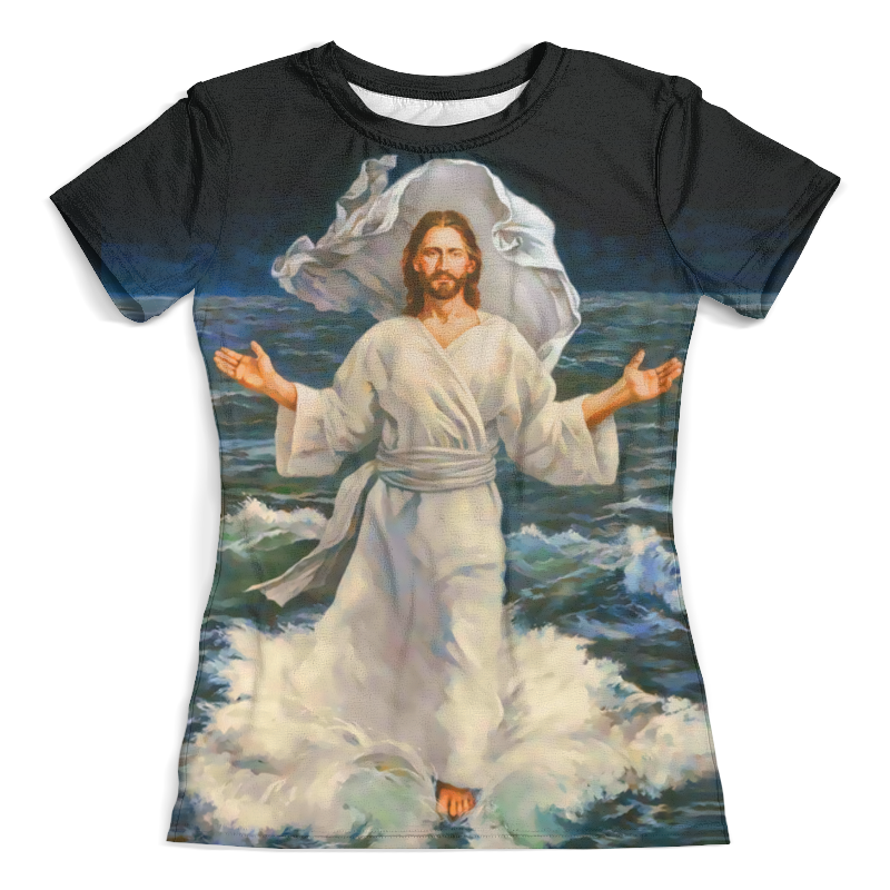 Printio Футболка с полной запечаткой (женская) Иисус христос printio футболка с полной запечаткой мужская иисус христос