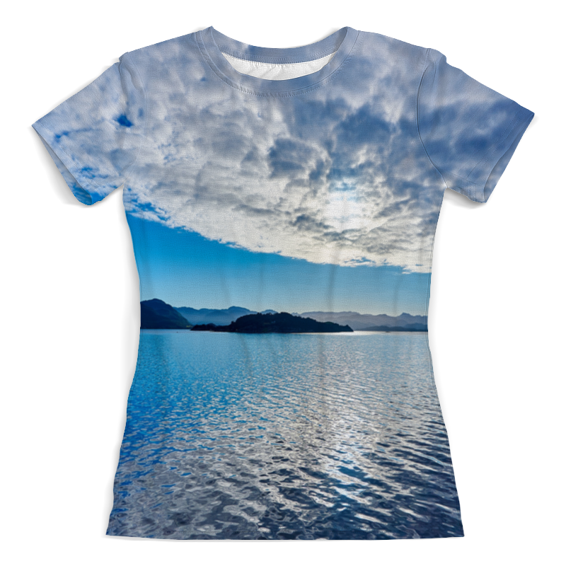 Printio Футболка с полной запечаткой (женская) Остров в море printio футболка с полной запечаткой женская остров