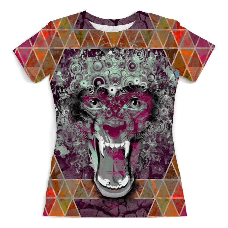 Printio Футболка с полной запечаткой (женская) Зверь printio футболка с полной запечаткой женская лесной зверь