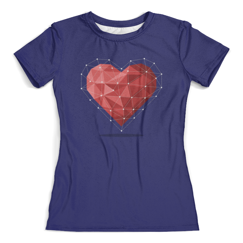 Printio Футболка с полной запечаткой (женская) Сердце (1) printio футболка с полной запечаткой женская сердце 1