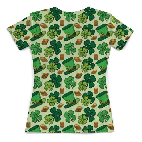 Заказать женскую футболку в Москве. Футболка с полной запечаткой (женская) Ирландец ( Irish) от trugift - готовые дизайны и нанесение принтов.