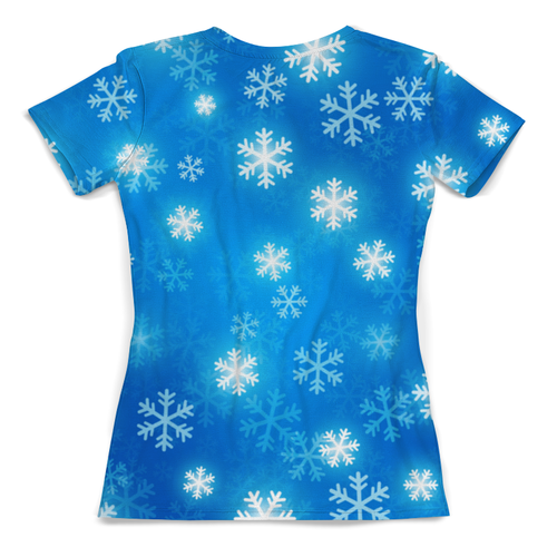 Заказать женскую футболку в Москве. Футболка с полной запечаткой (женская) Merry Christmas от THE_NISE  - готовые дизайны и нанесение принтов.