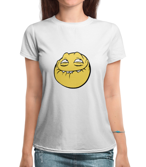 Заказать женскую футболку в Москве. Футболка с полной запечаткой (женская) лицо mem от THE_NISE  - готовые дизайны и нанесение принтов.