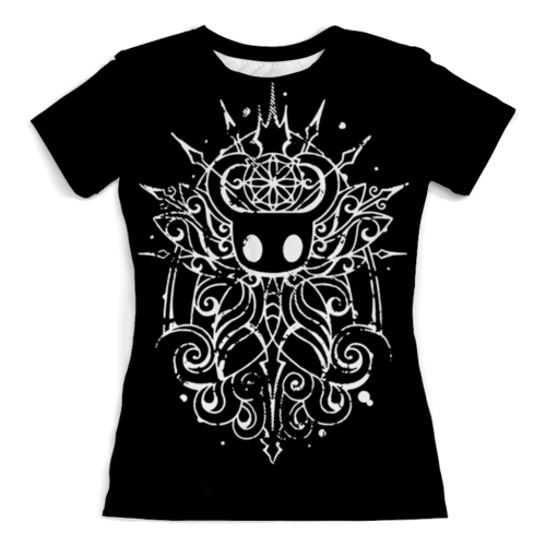 Заказать женскую футболку в Москве. Футболка с полной запечаткой (женская) Hollow Knight от geekbox - готовые дизайны и нанесение принтов.