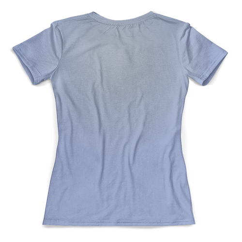 Заказать женскую футболку в Москве. Футболка с полной запечаткой (женская) Котик (2) от T-shirt print  - готовые дизайны и нанесение принтов.