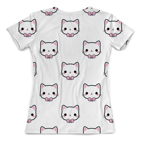 Заказать женскую футболку в Москве. Футболка с полной запечаткой (женская) "Micro cat" от Re  Tyan - готовые дизайны и нанесение принтов.