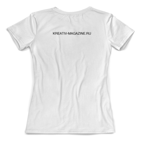 Заказать женскую футболку в Москве. Футболка с полной запечаткой (женская) MBAND: Это наша бандитка! от fanzona - готовые дизайны и нанесение принтов.