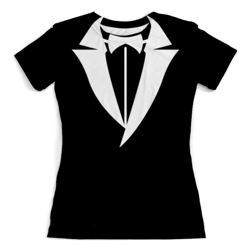 Заказать женскую футболку в Москве. Футболка с полной запечаткой (женская) Hitman от THE_NISE  - готовые дизайны и нанесение принтов.