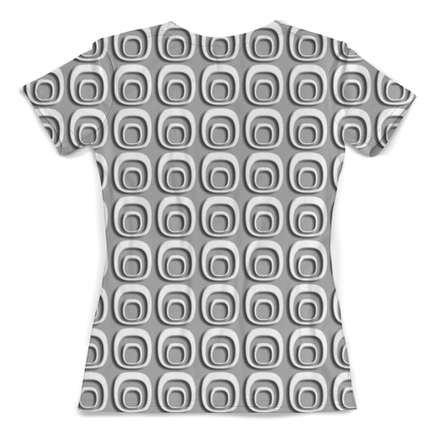 Заказать женскую футболку в Москве. Футболка с полной запечаткой (женская) Abstraction 3D от balden - готовые дизайны и нанесение принтов.