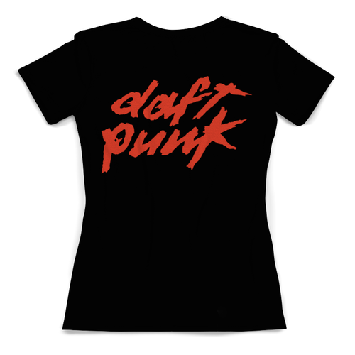 Заказать женскую футболку в Москве. Футболка с полной запечаткой (женская) Daft punk от galaxy secret - готовые дизайны и нанесение принтов.
