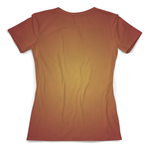 Заказать женскую футболку в Москве. Футболка с полной запечаткой (женская) Девушка с черепом от T-shirt print  - готовые дизайны и нанесение принтов.