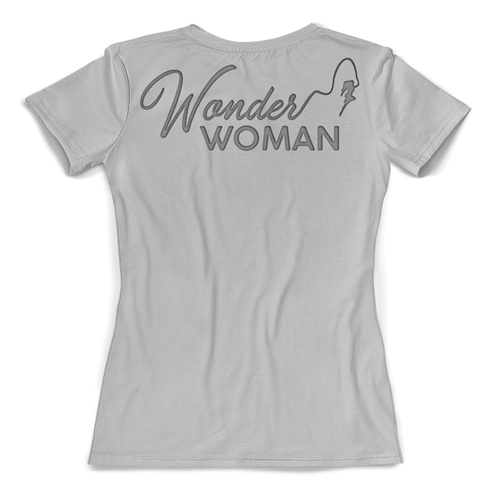 Заказать женскую футболку в Москве. Футболка с полной запечаткой (женская) Wonder Woman от balden - готовые дизайны и нанесение принтов.