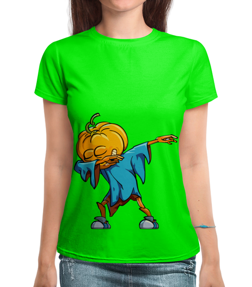 Заказать женскую футболку в Москве. Футболка с полной запечаткой (женская) Halloween      от T-shirt print  - готовые дизайны и нанесение принтов.